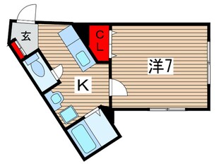 レミオパレス稲毛の物件間取画像